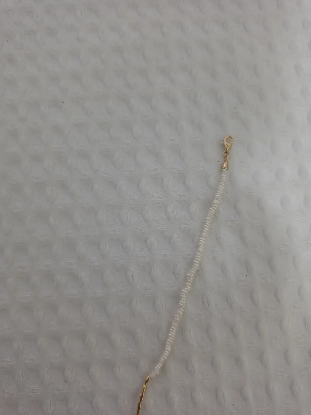 Monica Vinader Mini Nugget Pearl Beaded Necklace